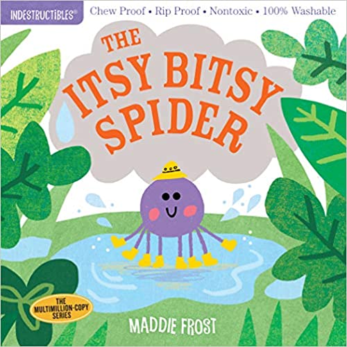 capa do livro the itsy bitsy spider
